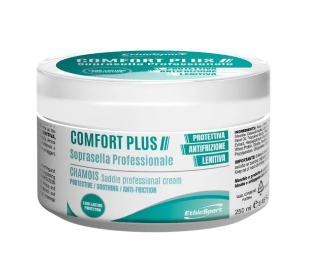 EthicSport Comfort Plus Crema Professionale Lenitiva Protettiva e Anti - Frizione 250 ml